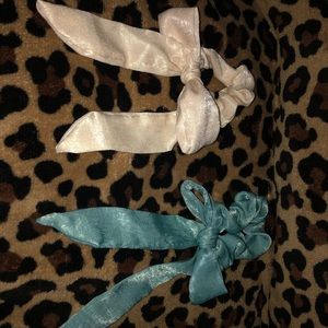 Velvet scrunchies for hair